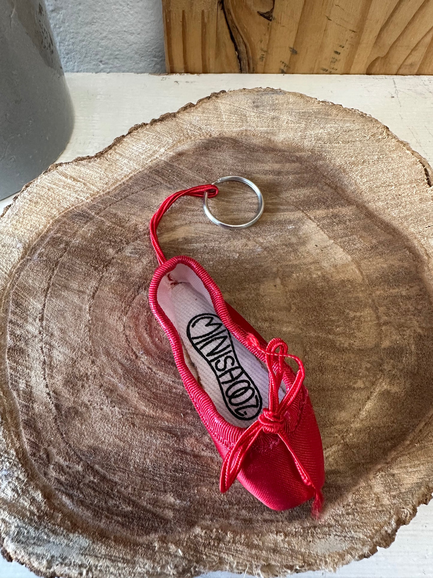 Ballet Shoe Keyring