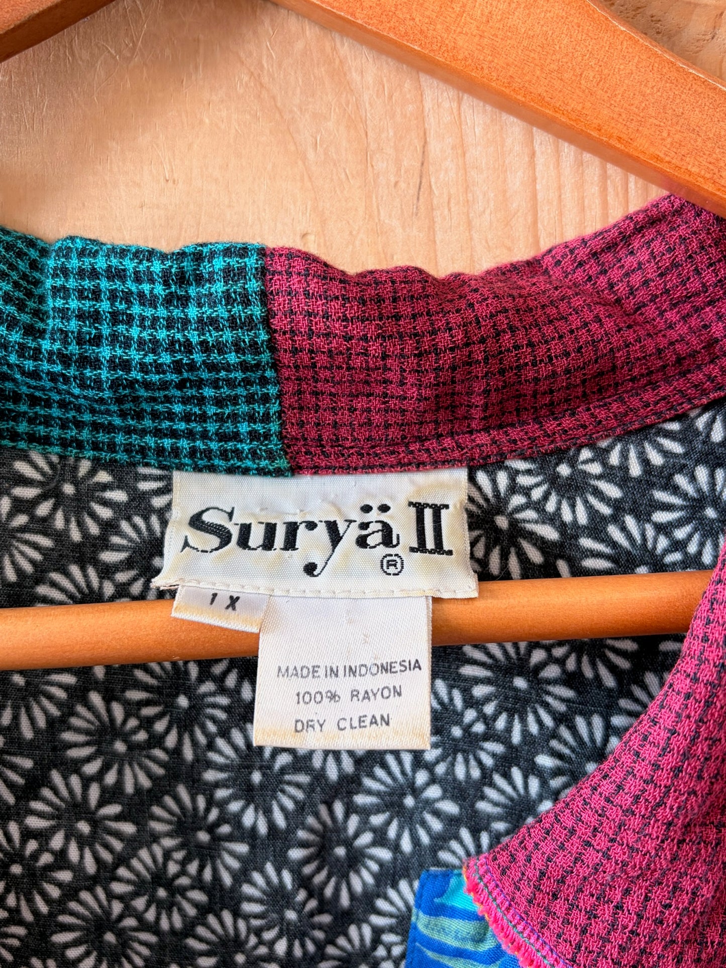 Patchwork Boho Top : 1X