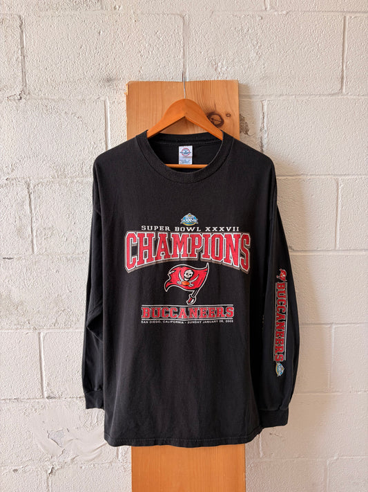 2003 Buccaneers Super Bowl Long Sleeve : XL