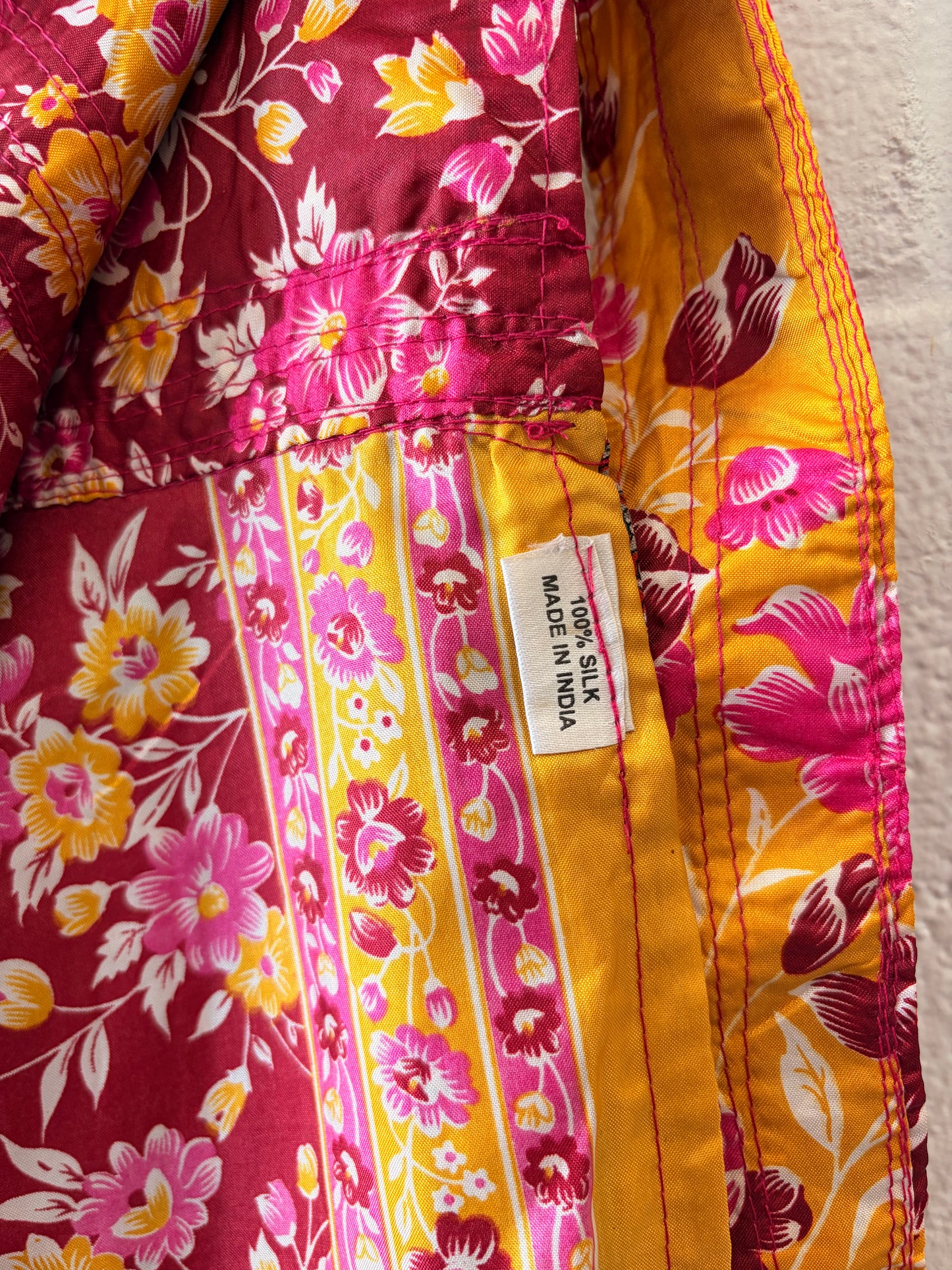 Boho Silk Wrap Skirt : OS