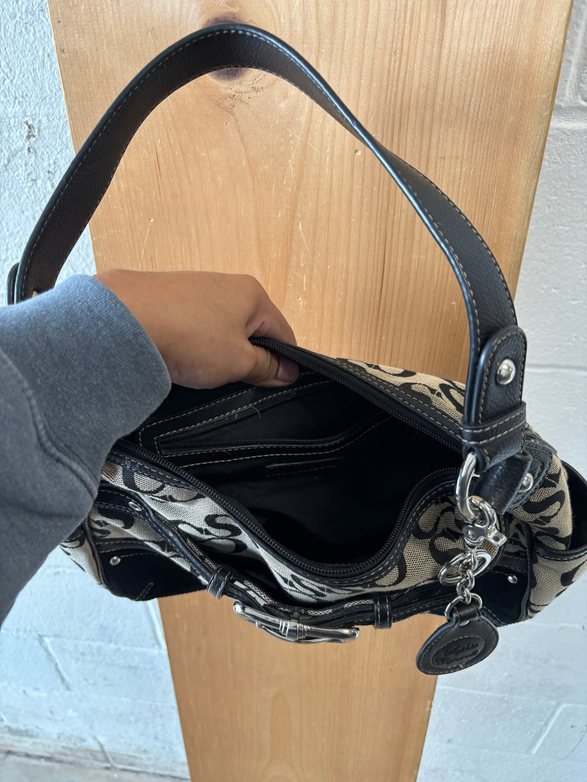 Sofia Caperelli Buckle Detail Should Bag