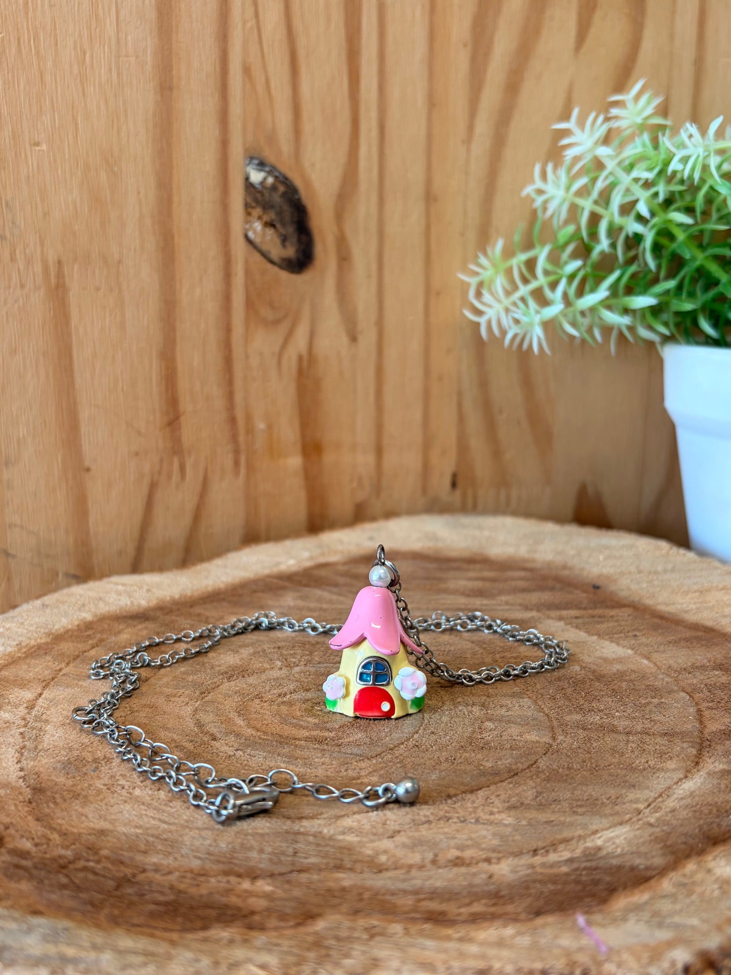 Little Fairy House Necklace