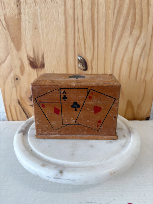 Vtg Playing Cards Box