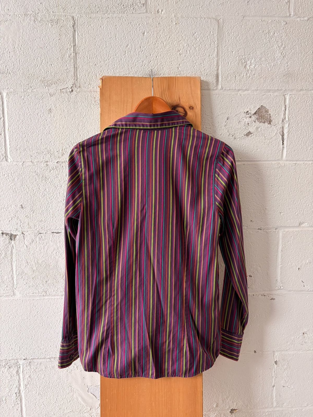 Purple Striped Shirt : Tall Medium