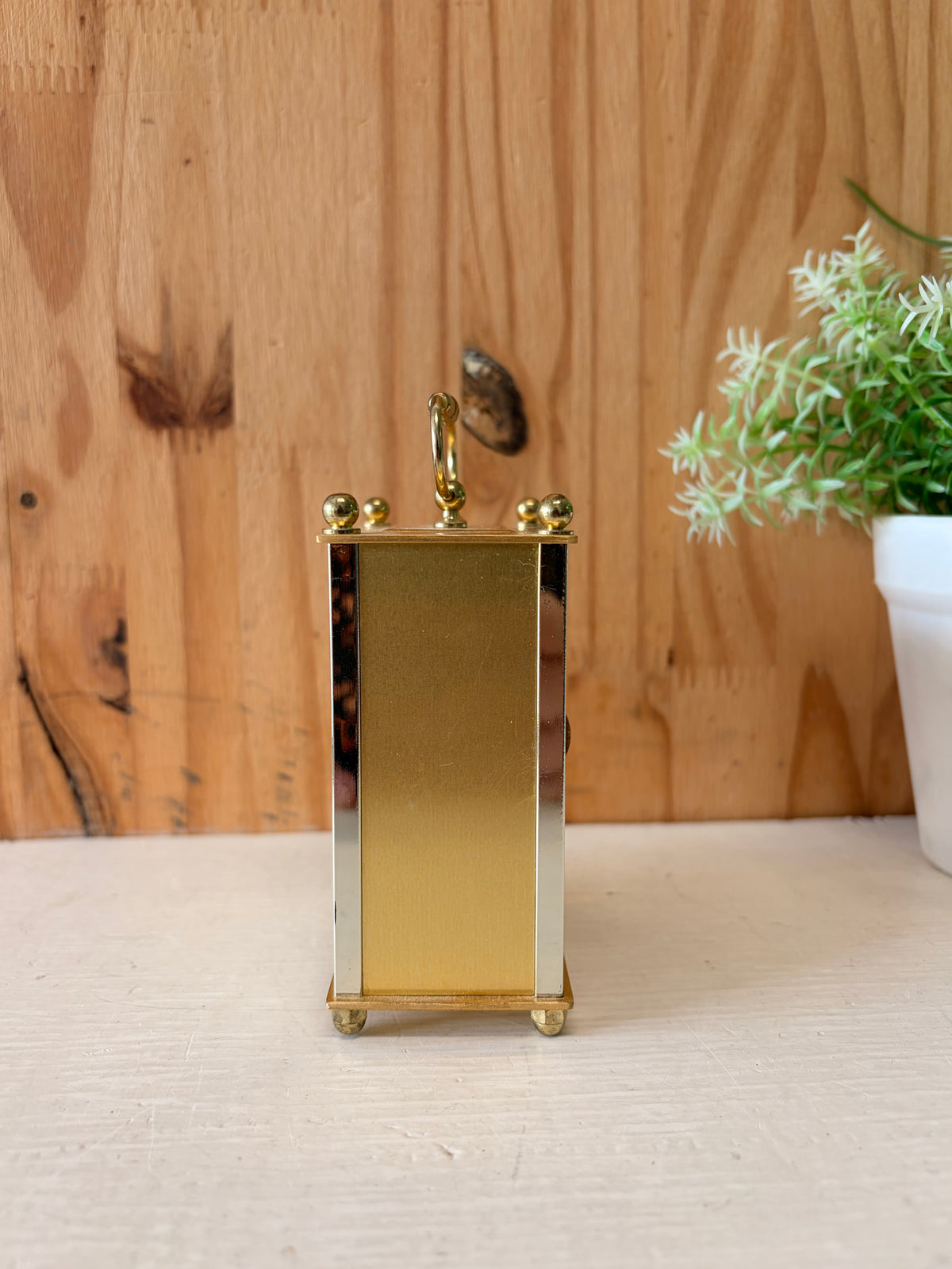 Little Gold Tone Tabletop Clock (Local Pick Up Only - Untested)