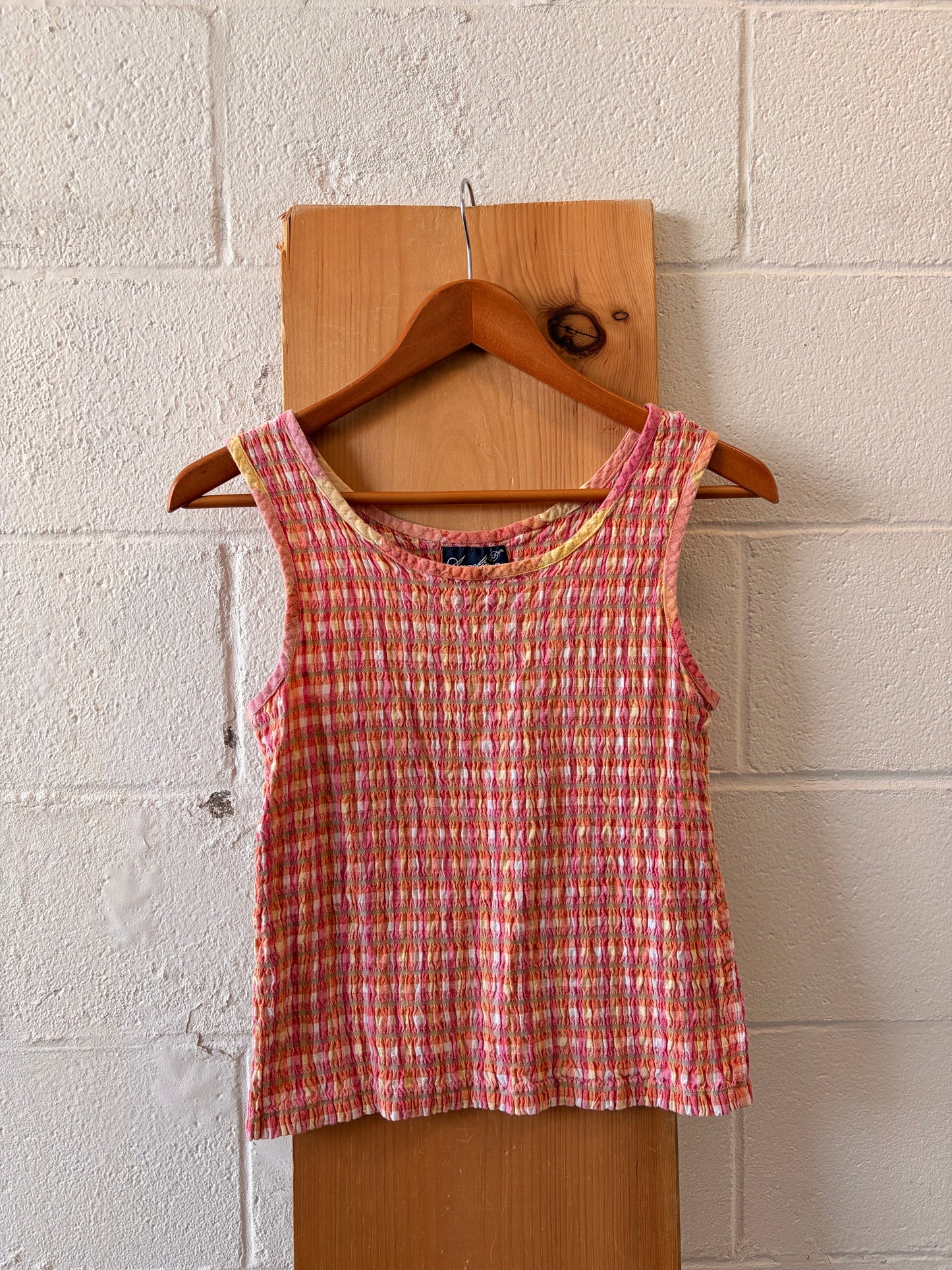 Smocked Sunset Tank : M