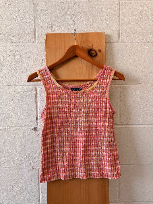 Smocked Sunset Tank : M