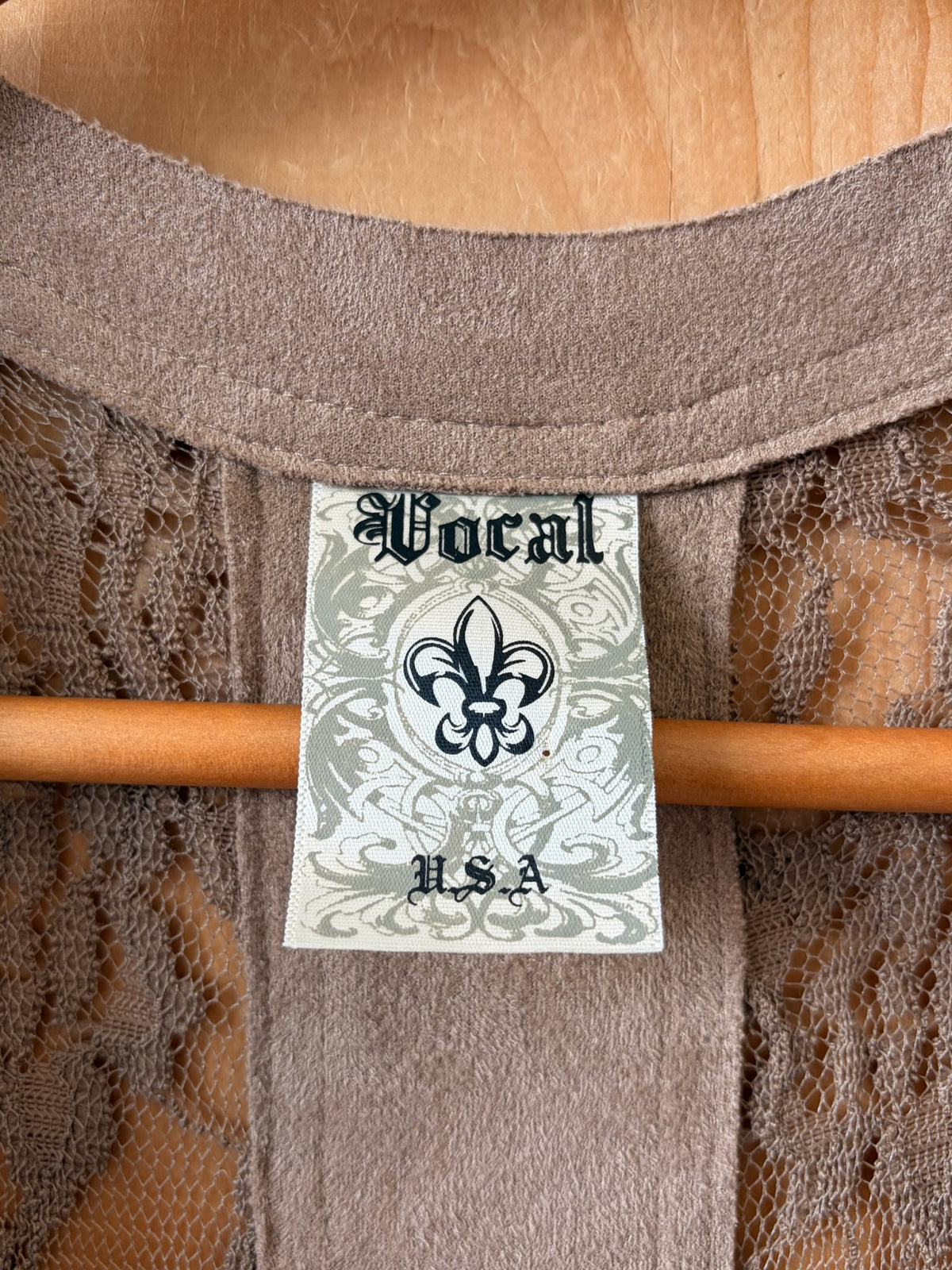 Boho Brown Vest : XL