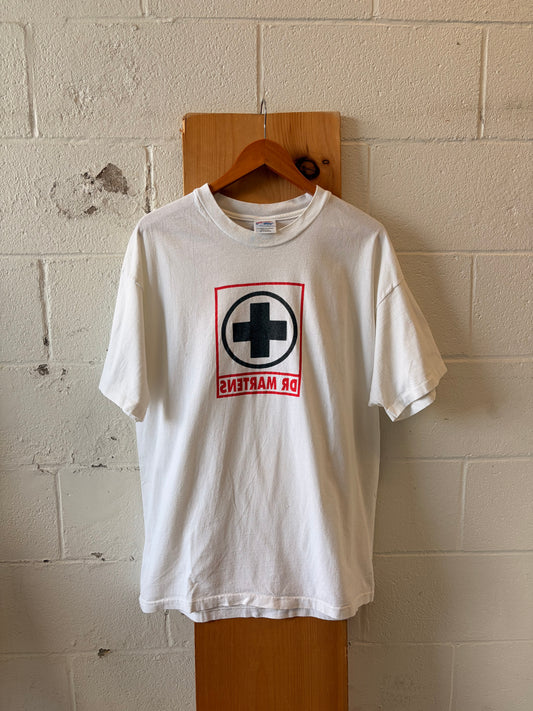 Vtg Single Stitch Dr. Martens Logo Tee : XL