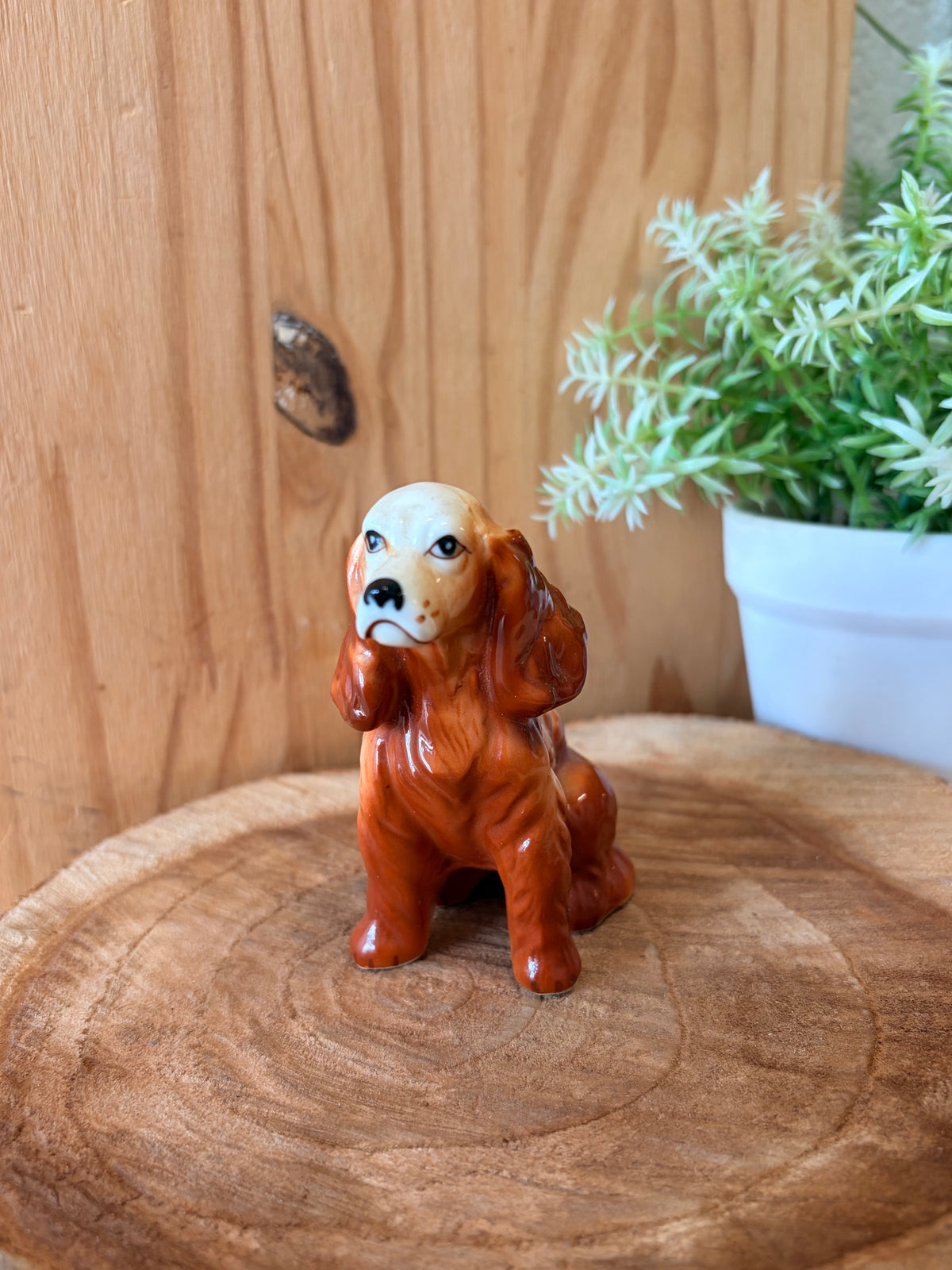 Vtg Ceramic Dog Figurine (Local Pick Up Only)