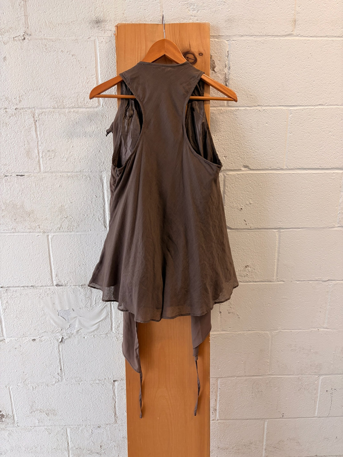Brown Boho Layered Top : L
