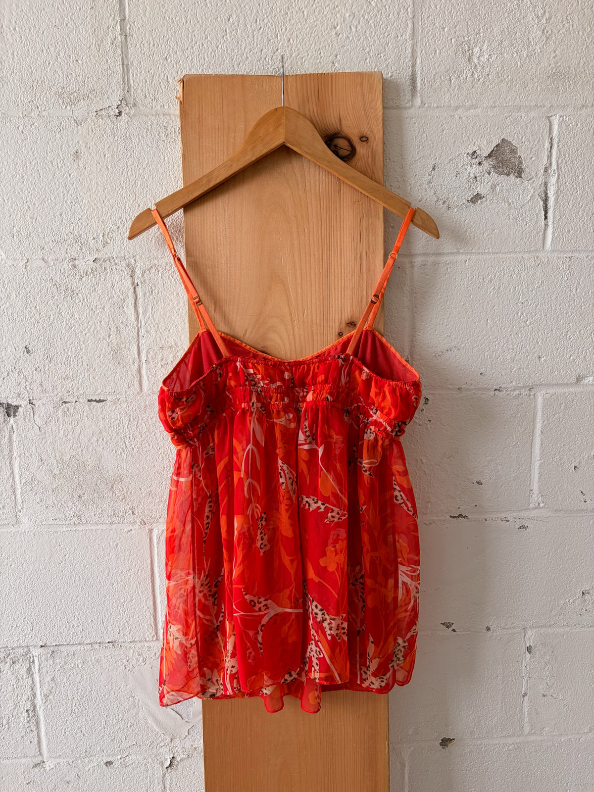 ‘07 Victoria’s Secret Orange Babydoll Top : L