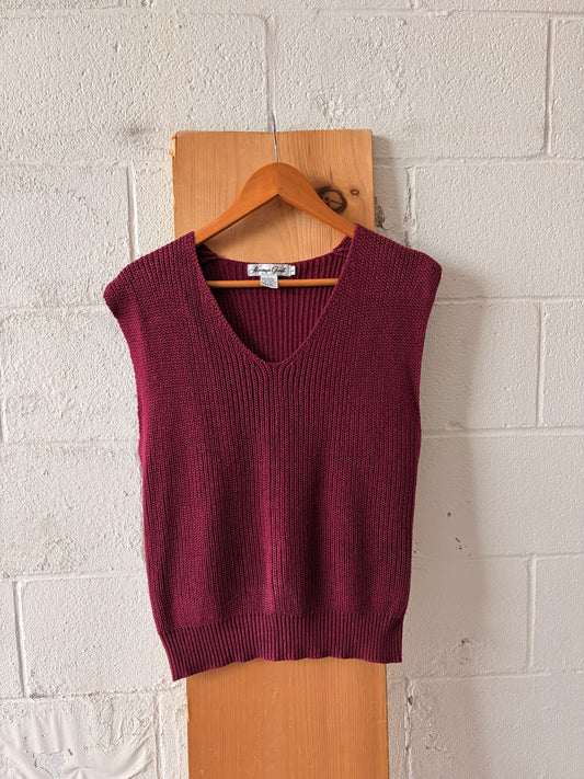 Maroon Sweater Vest : L