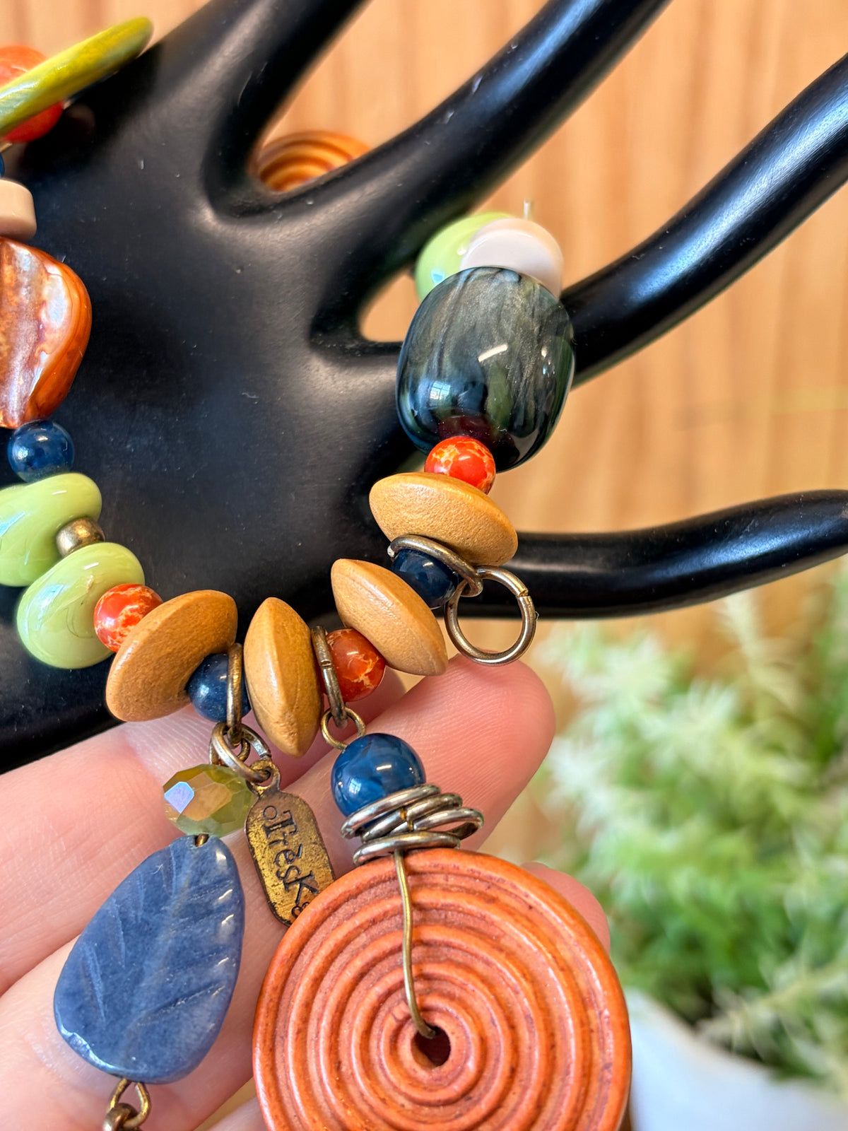Treska Boho Beaded Charm Bracelet (As Is)
