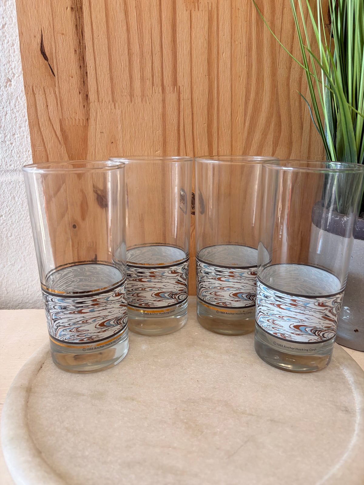 1988 Anchor Hocking Glass Set (Local Pick Up Only)