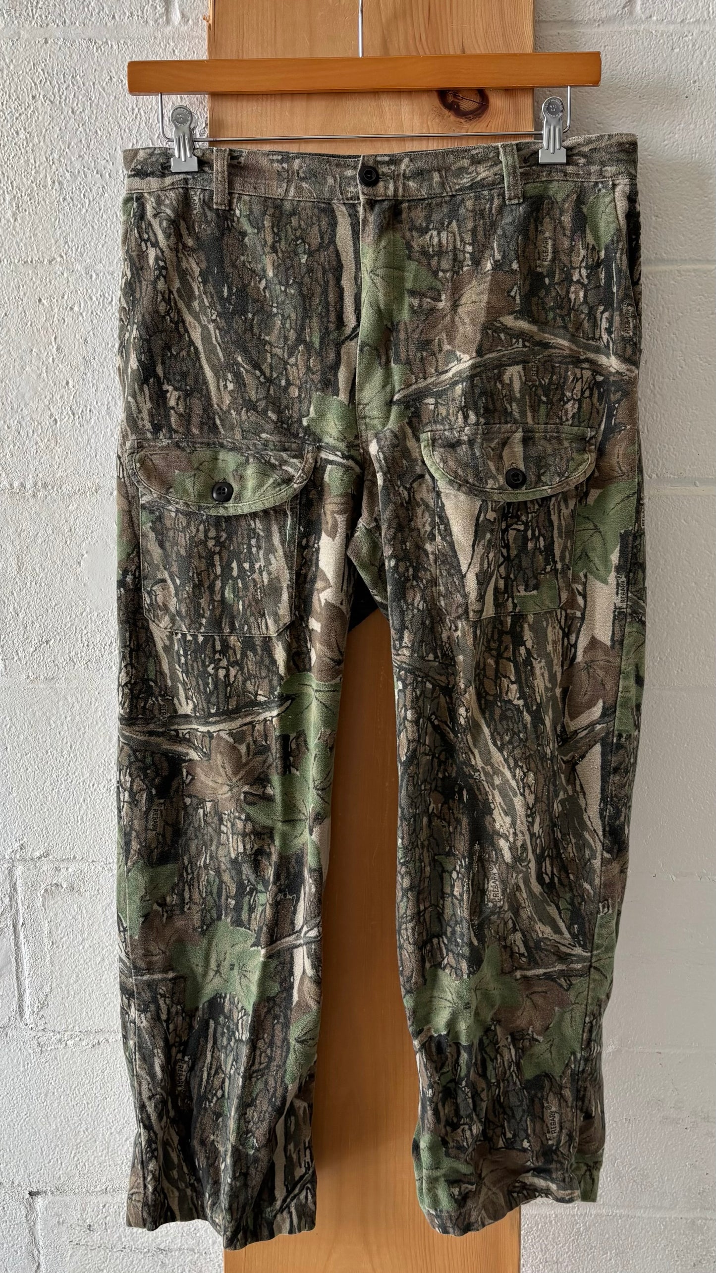 Vtg Camo Cargo Pants : 36