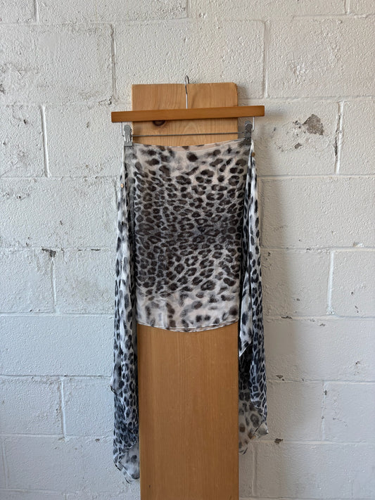 Sheer Silk Poncho : OS