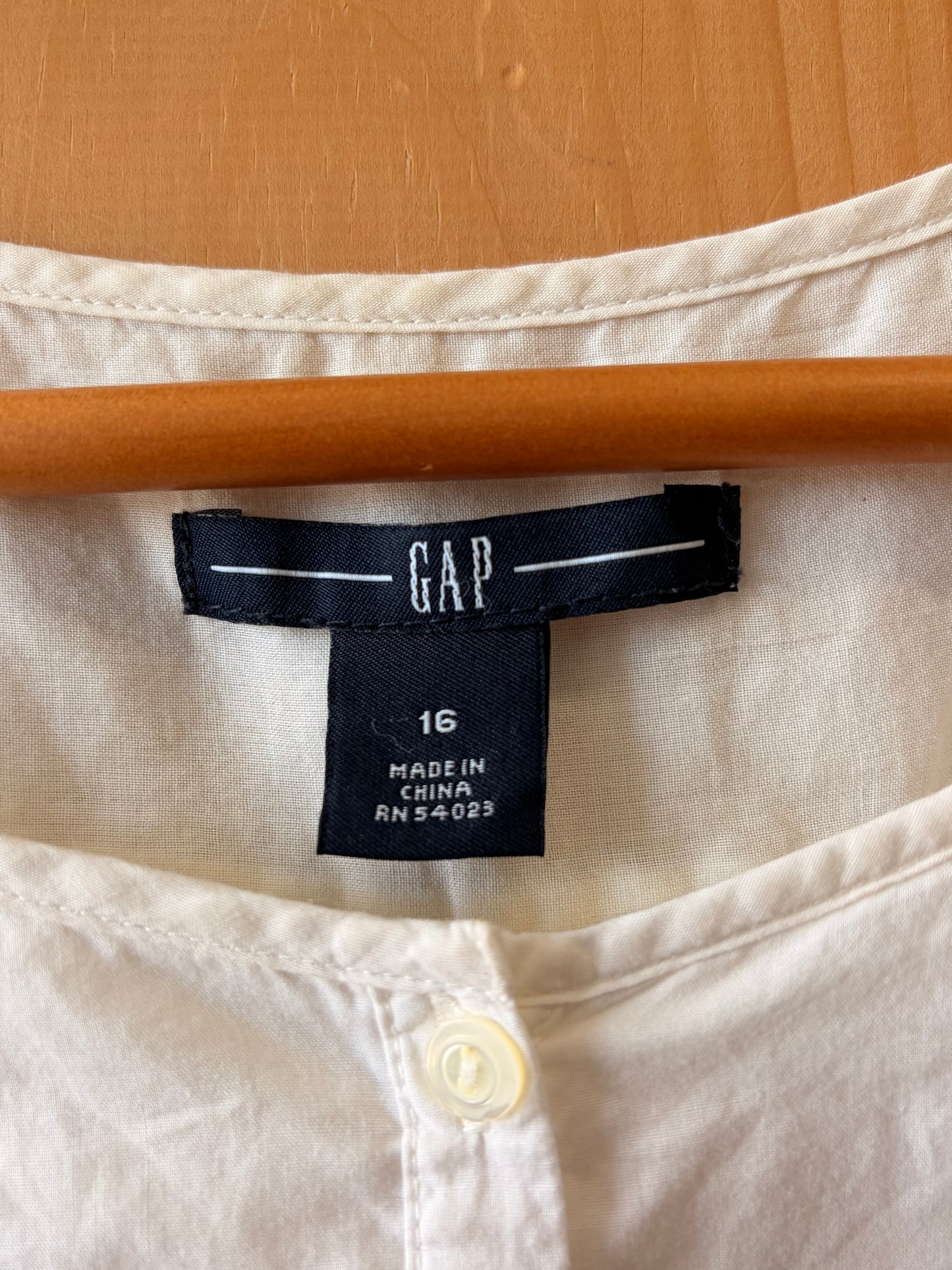 ‘07 White Gap Mini Dress / Tunic :16