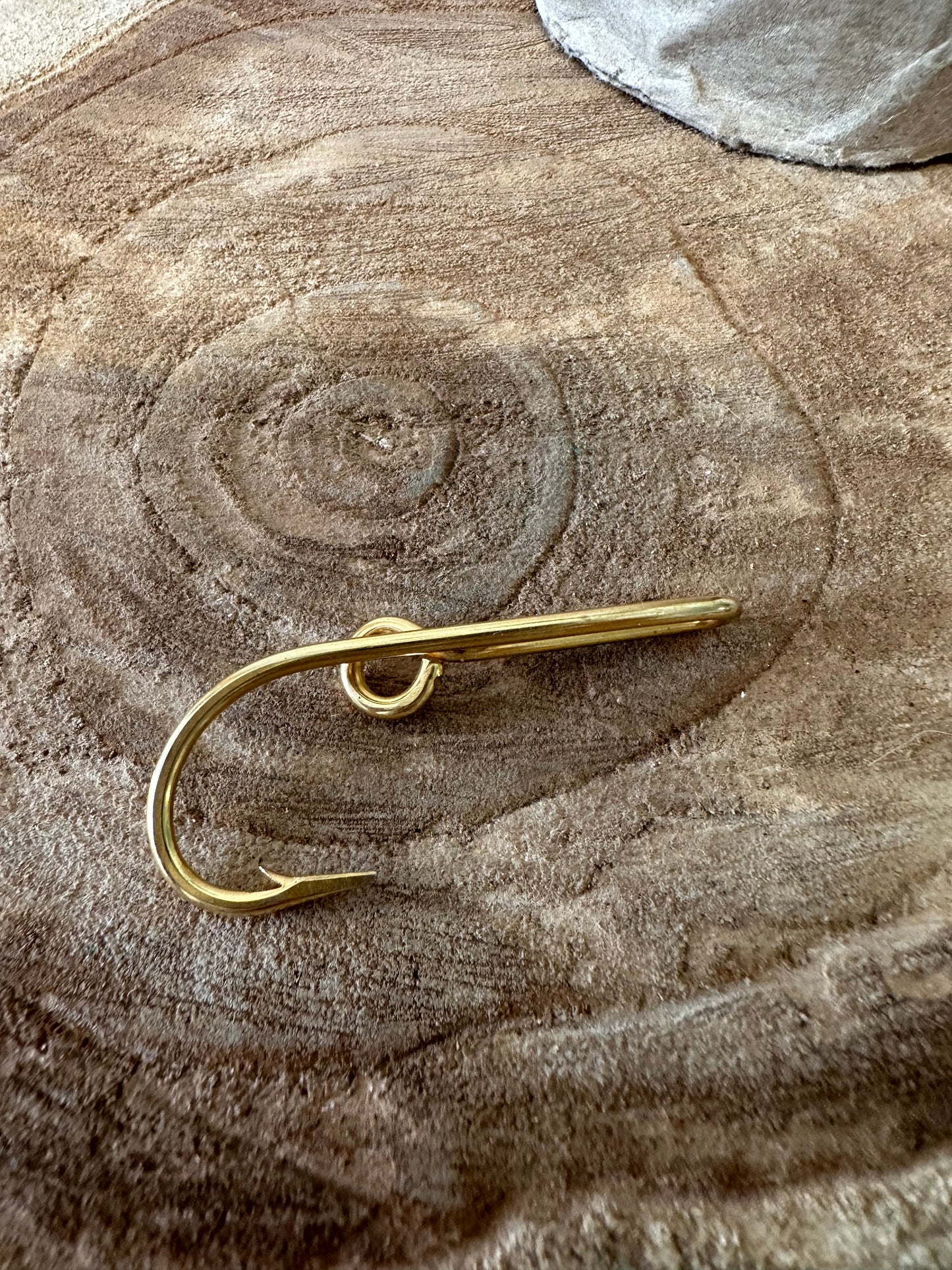 Fish Hook Hat/Tie Clasp