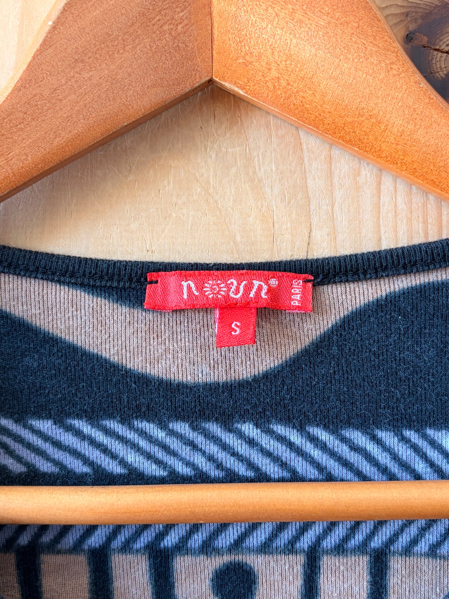Euro Y2K Patterned Top : S