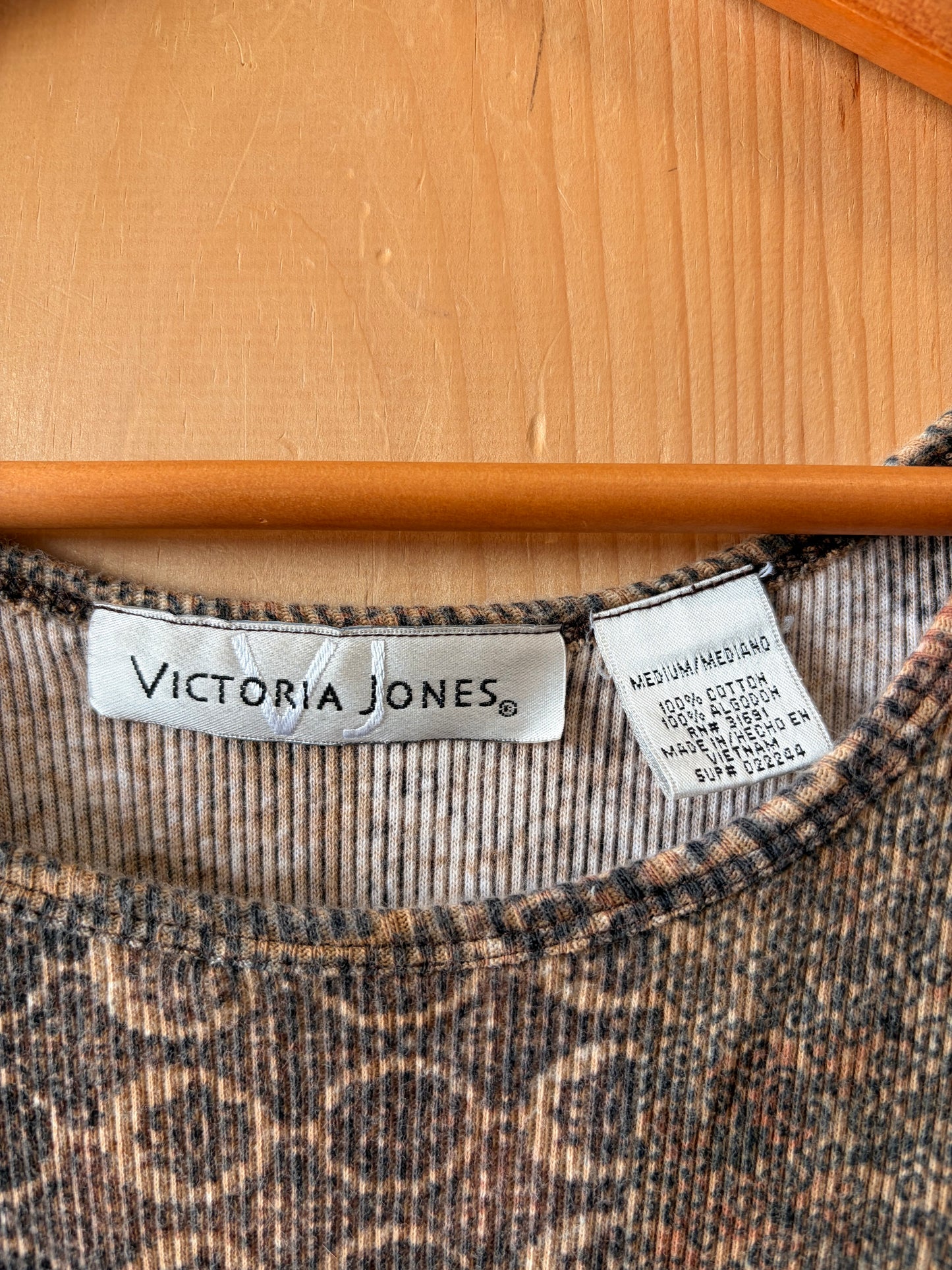 Patterned Brown Tank : M