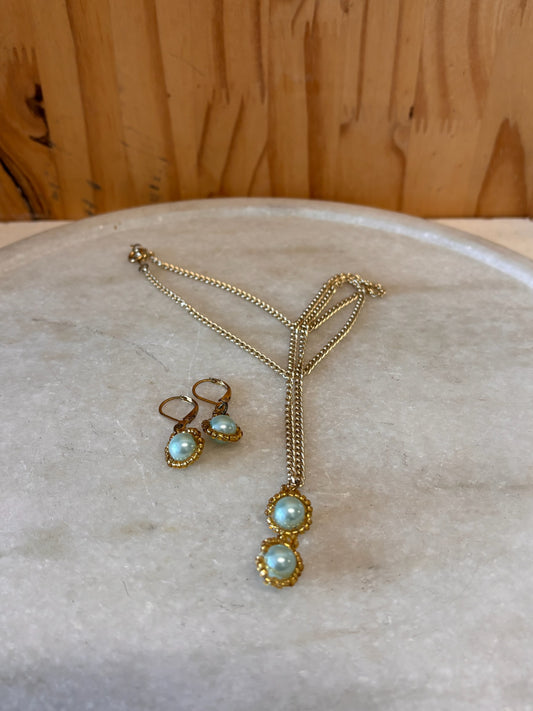 Earrings and Necklace Set