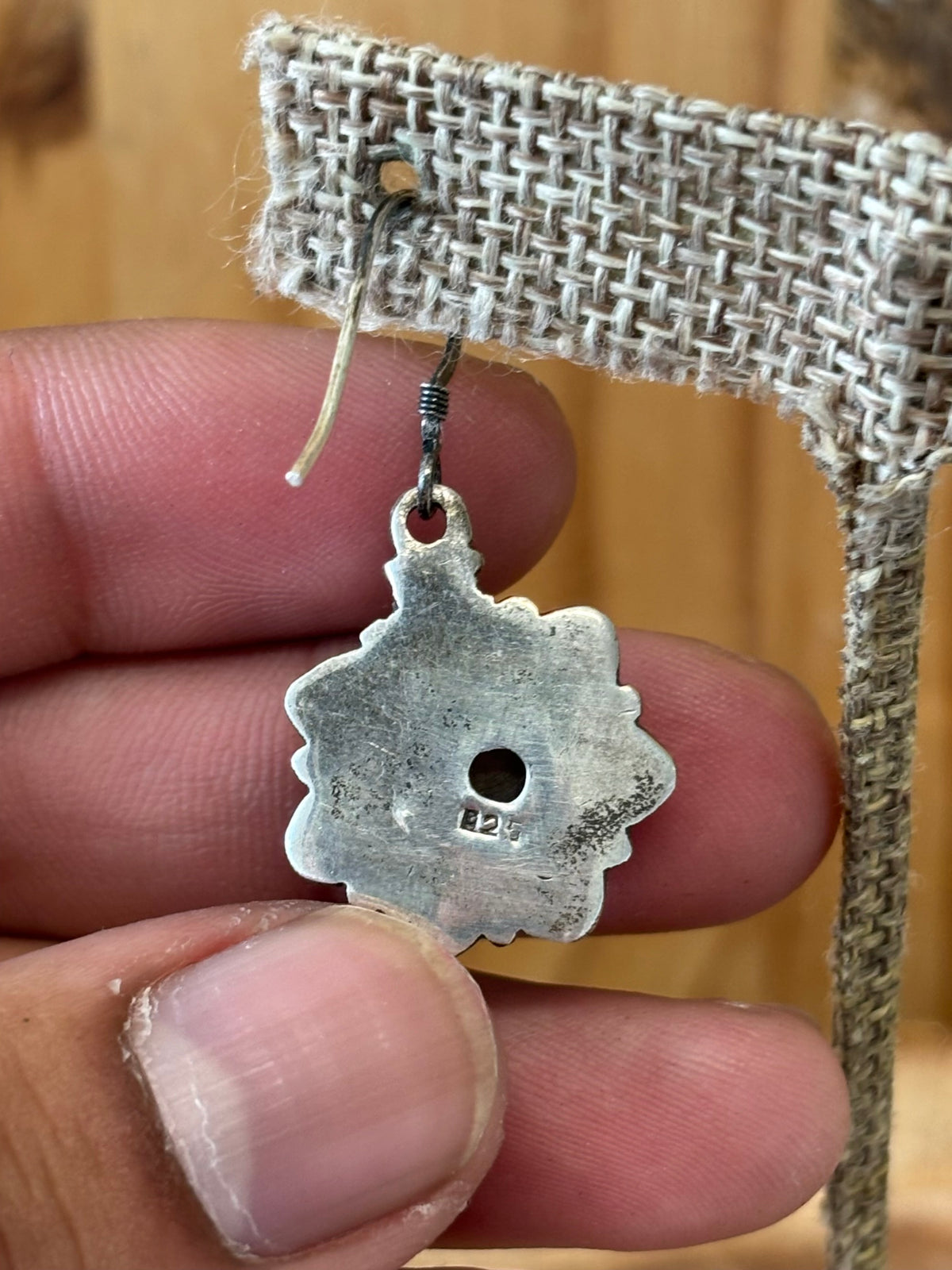 Sterling Silver Flower Earrings