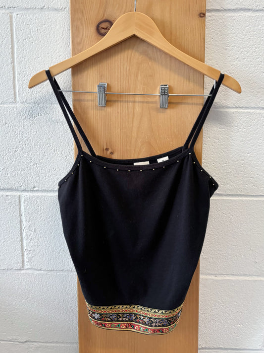 Vtg Embellished Tank : M