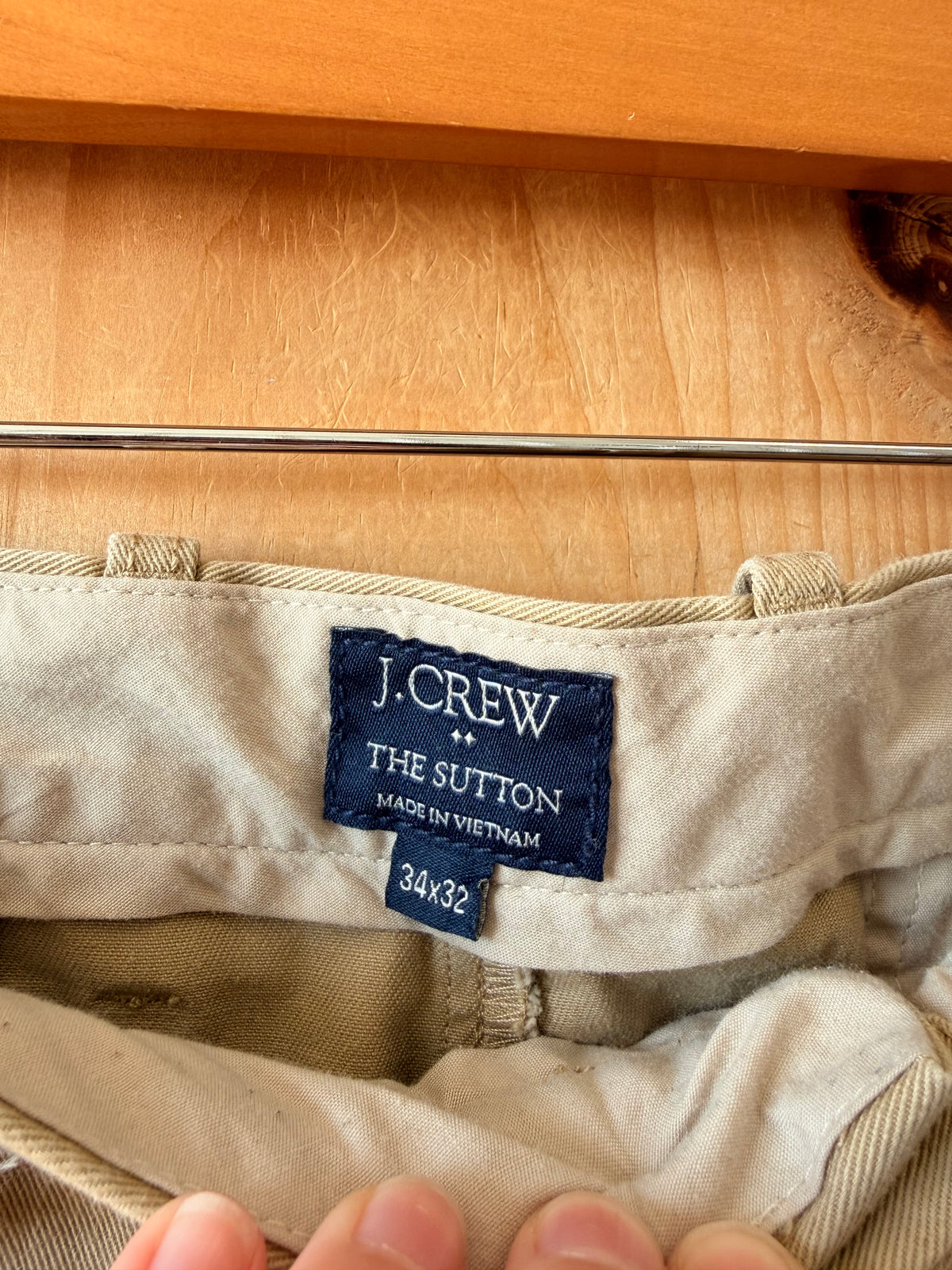 Fish Printed Khaki Pants : 34x32