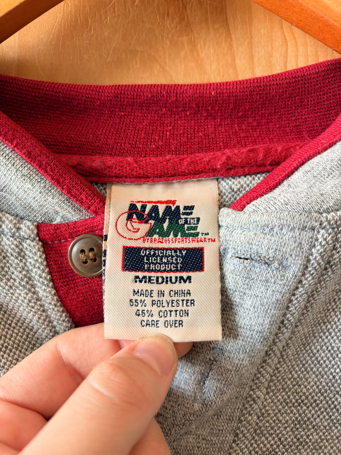 Vtg Arkansas Henley Crewneck : M