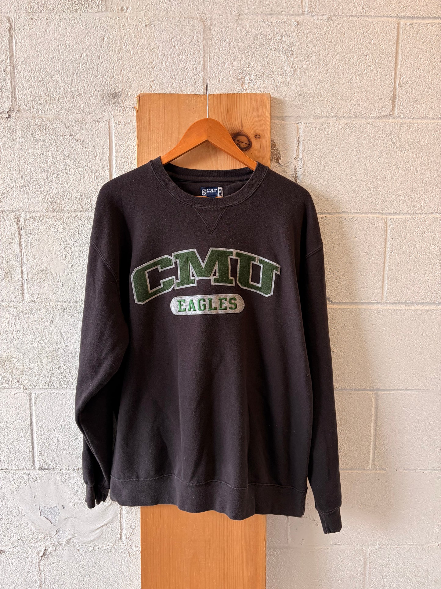 Vtg CMU Eagles Crew : XL
