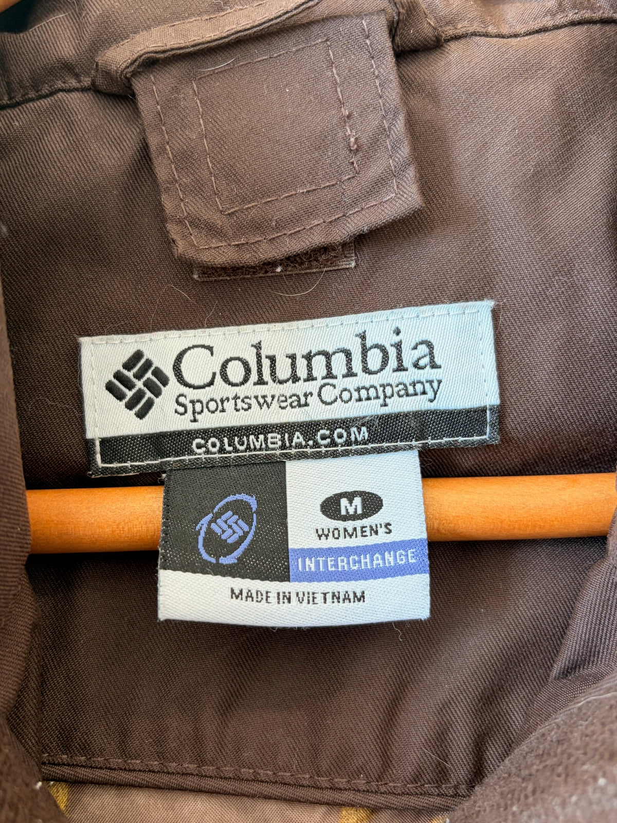 Brown Columbia Hooded Jacket : M