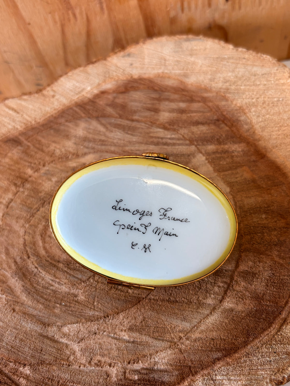Limoges Porcelain Turtles Trinket Box (Local Pickup Only)