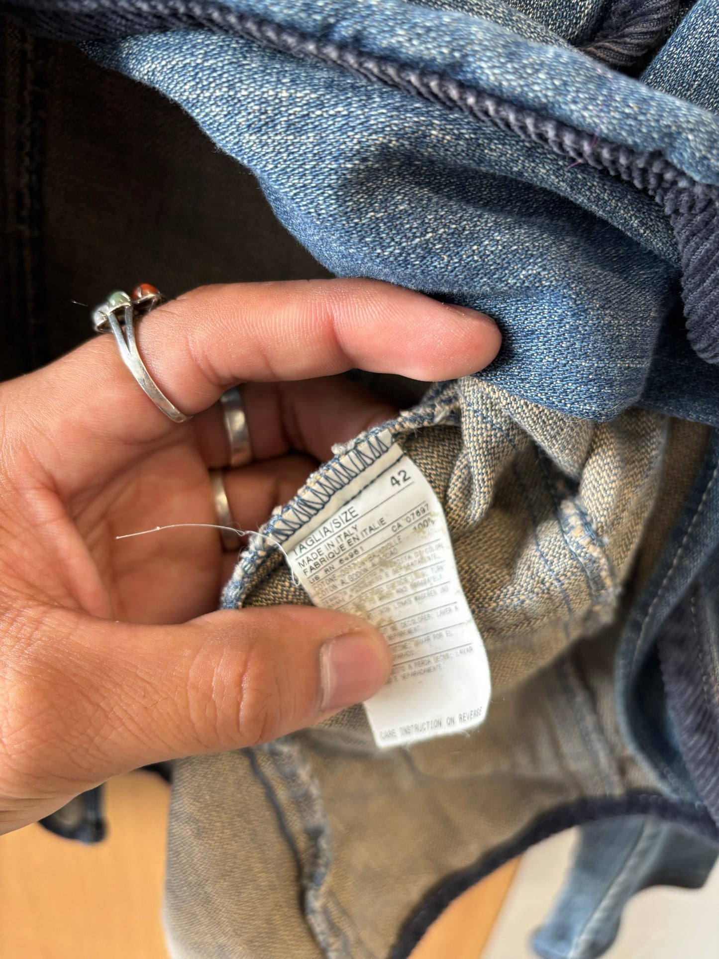 Denim Blazer Jacket : 42