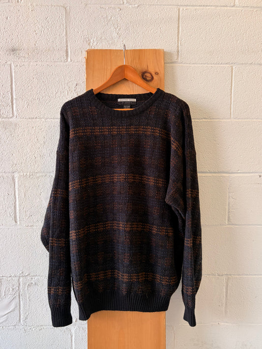 Vtg Patterned Sweater : 2XLT