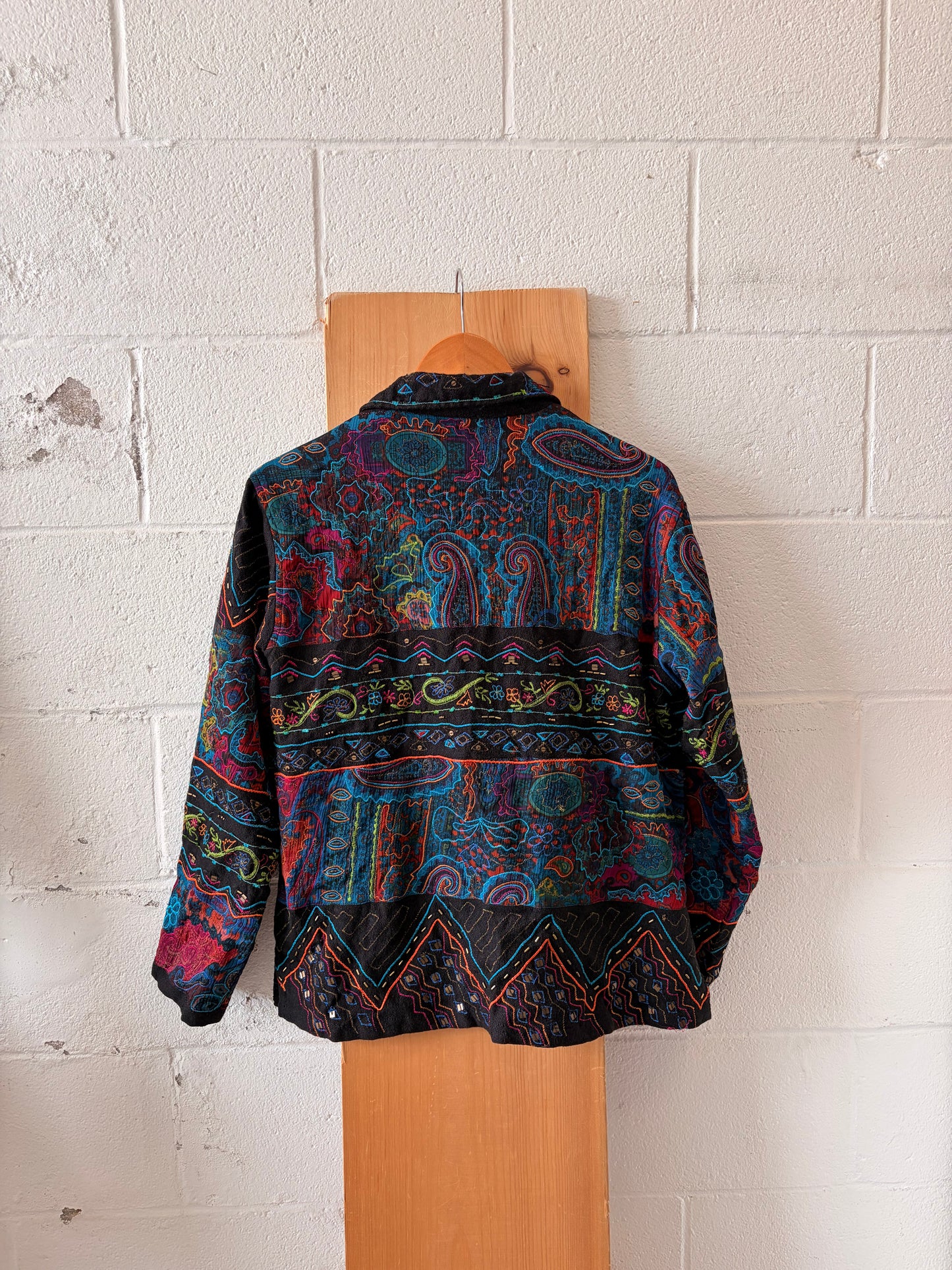 Funky Bright Tapestry Jacket : L