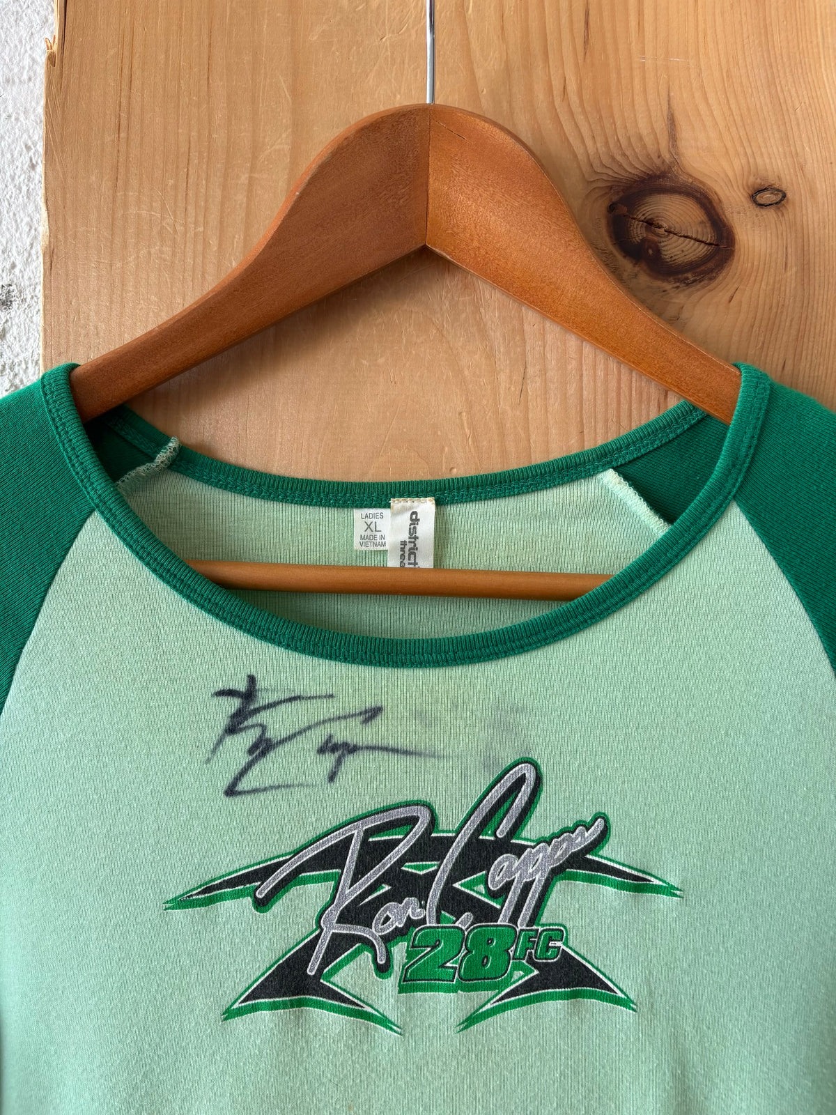 Signed Ron Capps Raglan Tee : XL