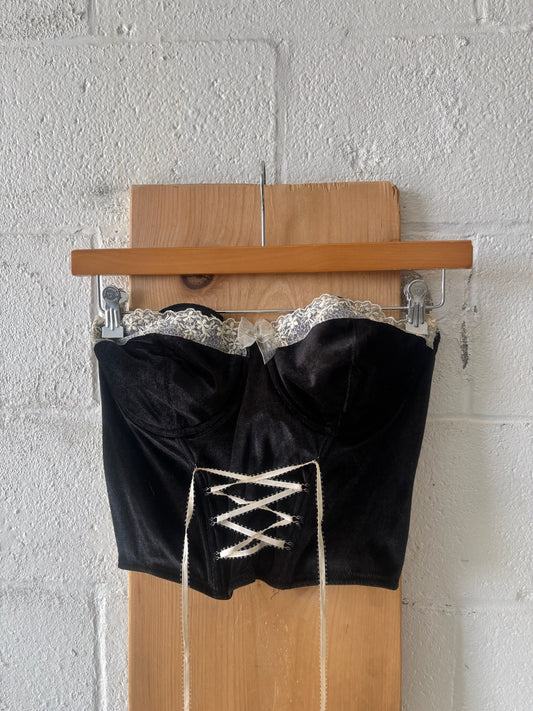 Black Corset Top : 38C