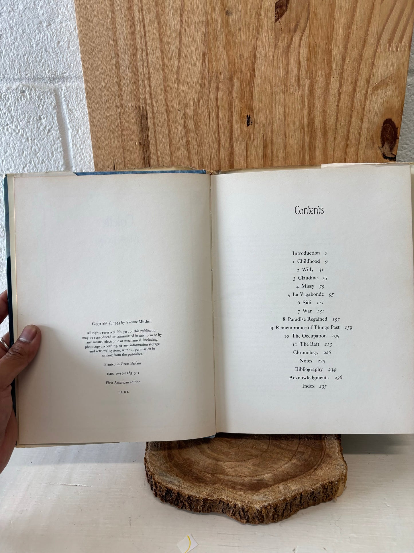Vtg Colette A Taste of Life Book (Local Pickup Only)