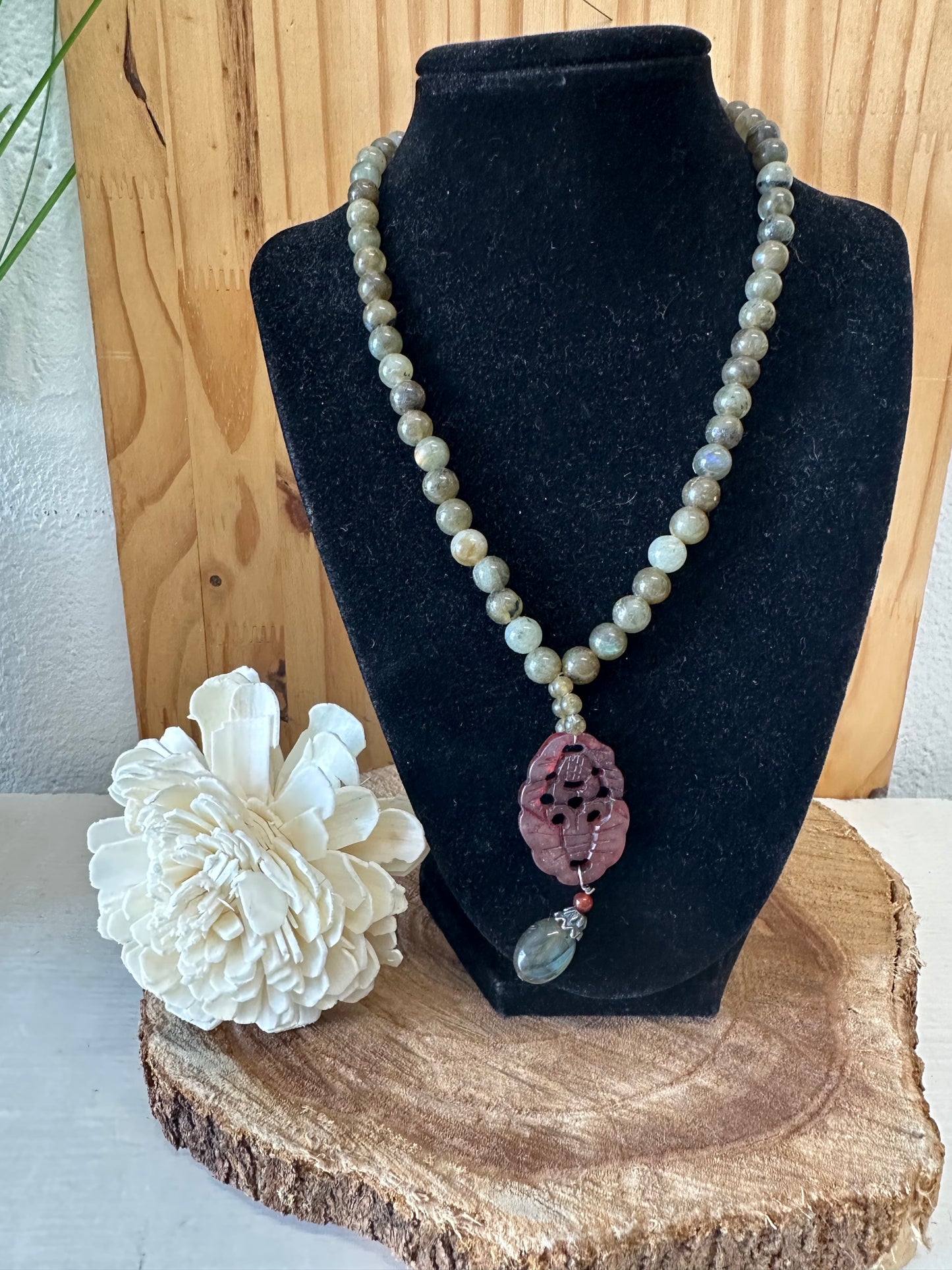 Stone Beaded Necklace