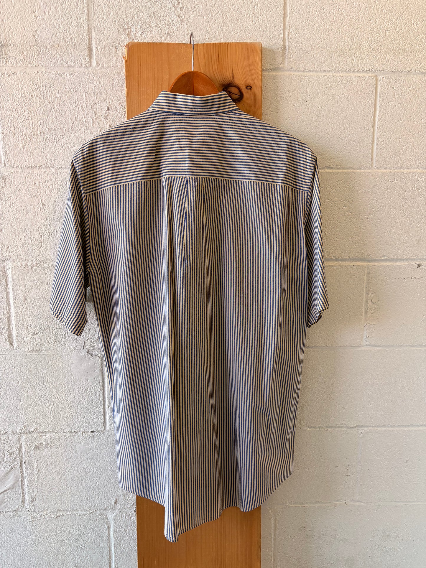 Vtg Lands’ End Stripped Button Down : MT