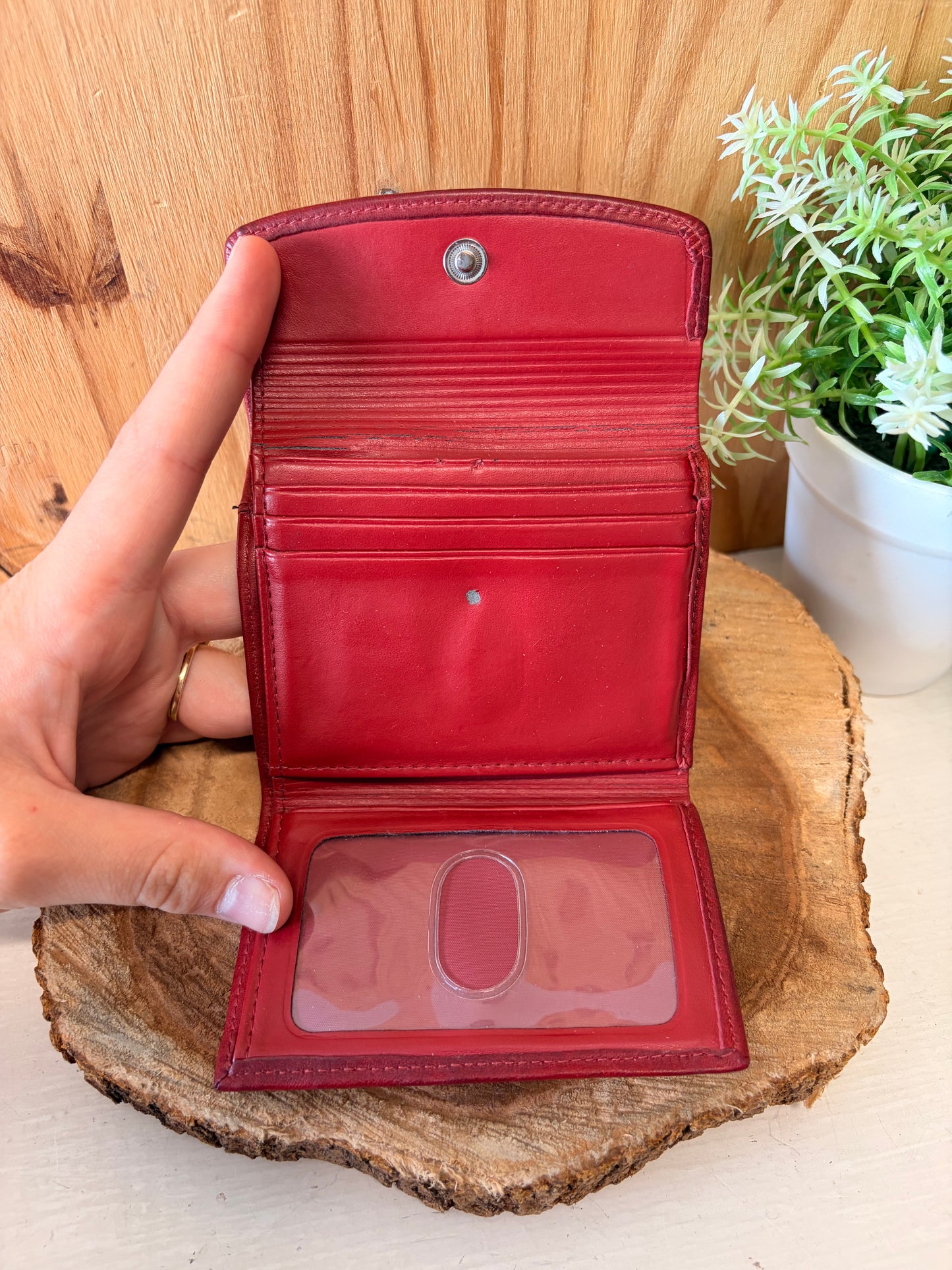 Buxton Little Red Wallet