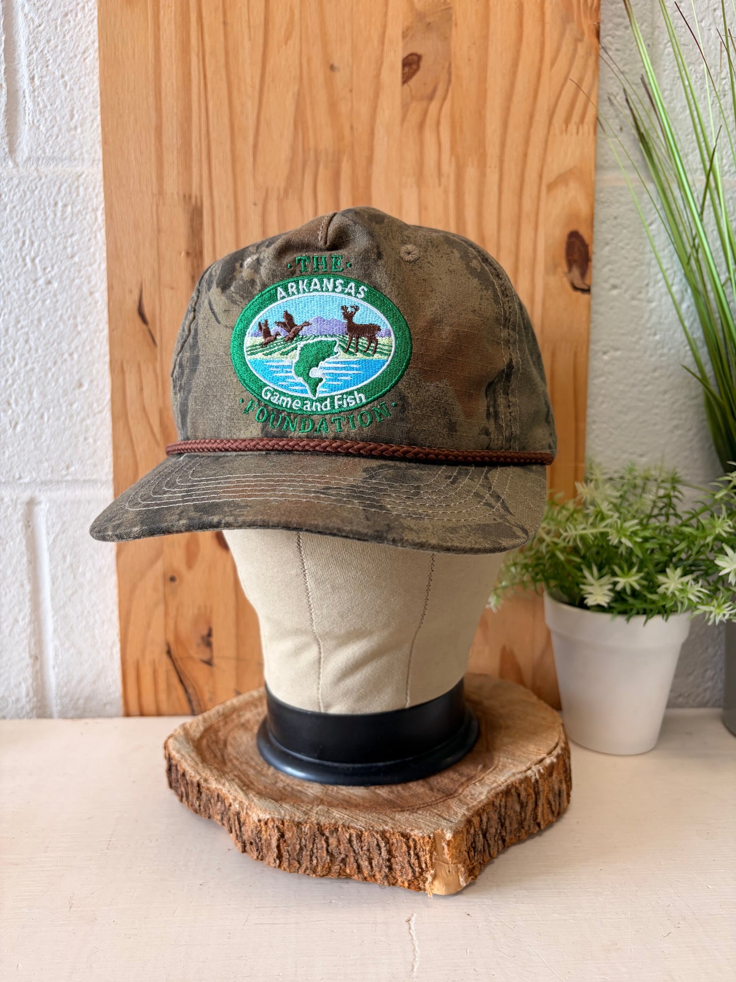 Vtg Arkansas Game & Fish Snapback