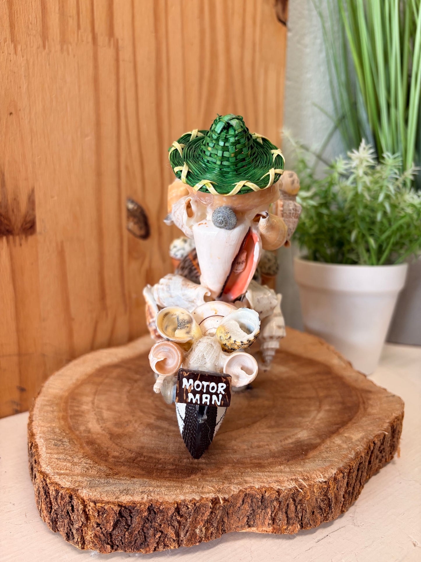 Seashell Motorcycle Figure (Local Pick Up Only)