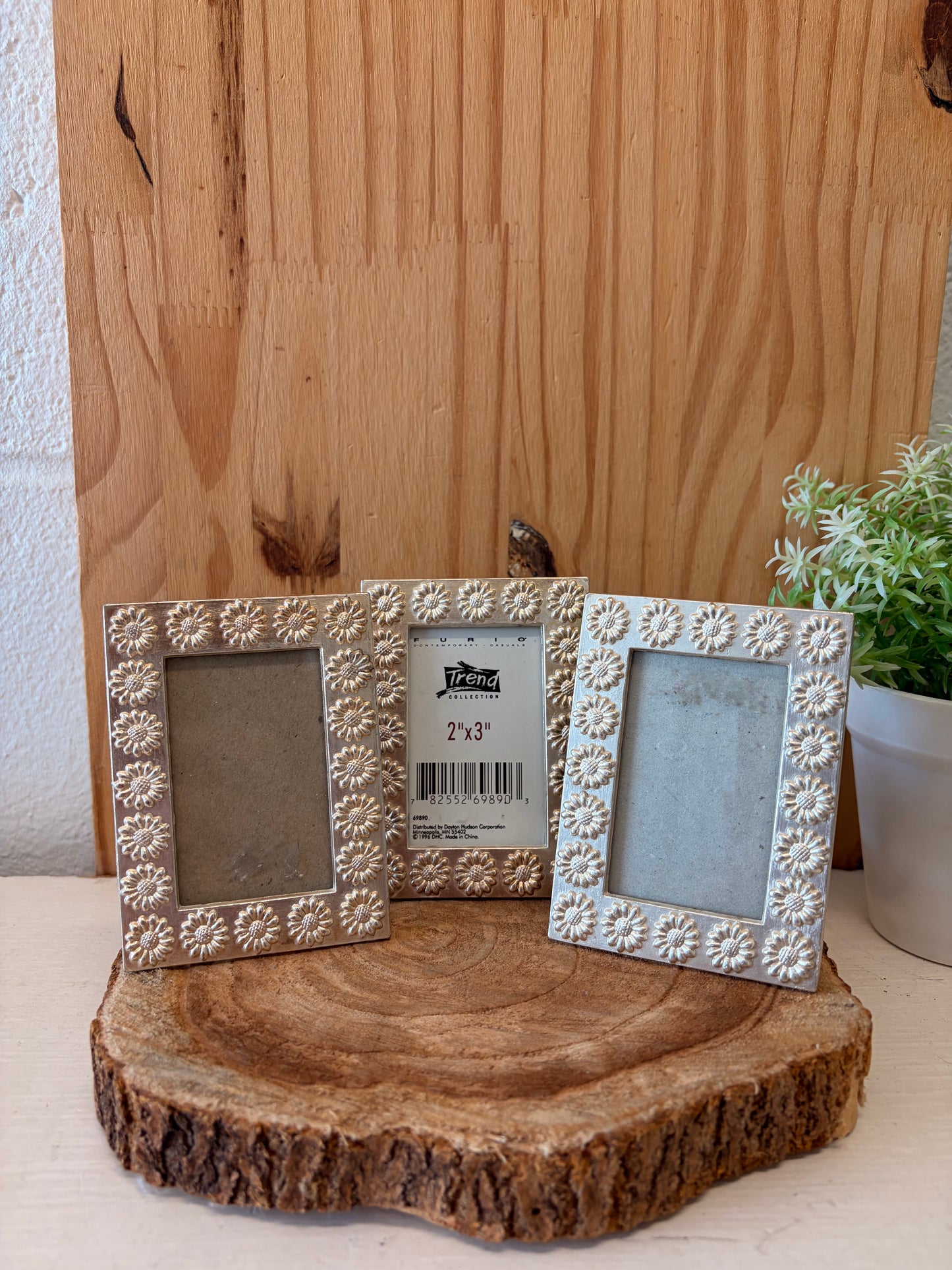 90’s Mini Floral Frame Trio (Local Pick Up Only)