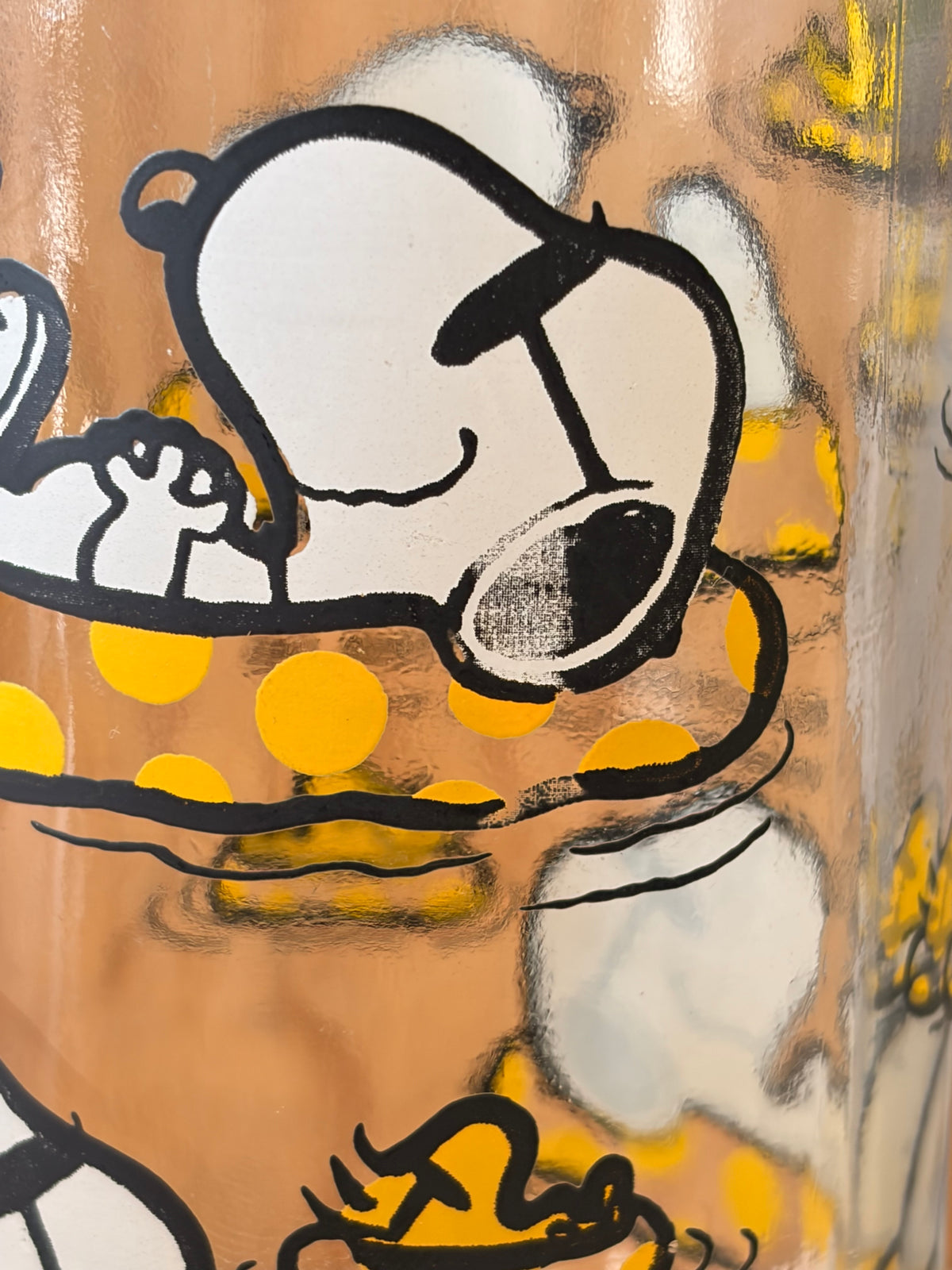 Vtg Snoopy Glass (Local Pick Up Only)