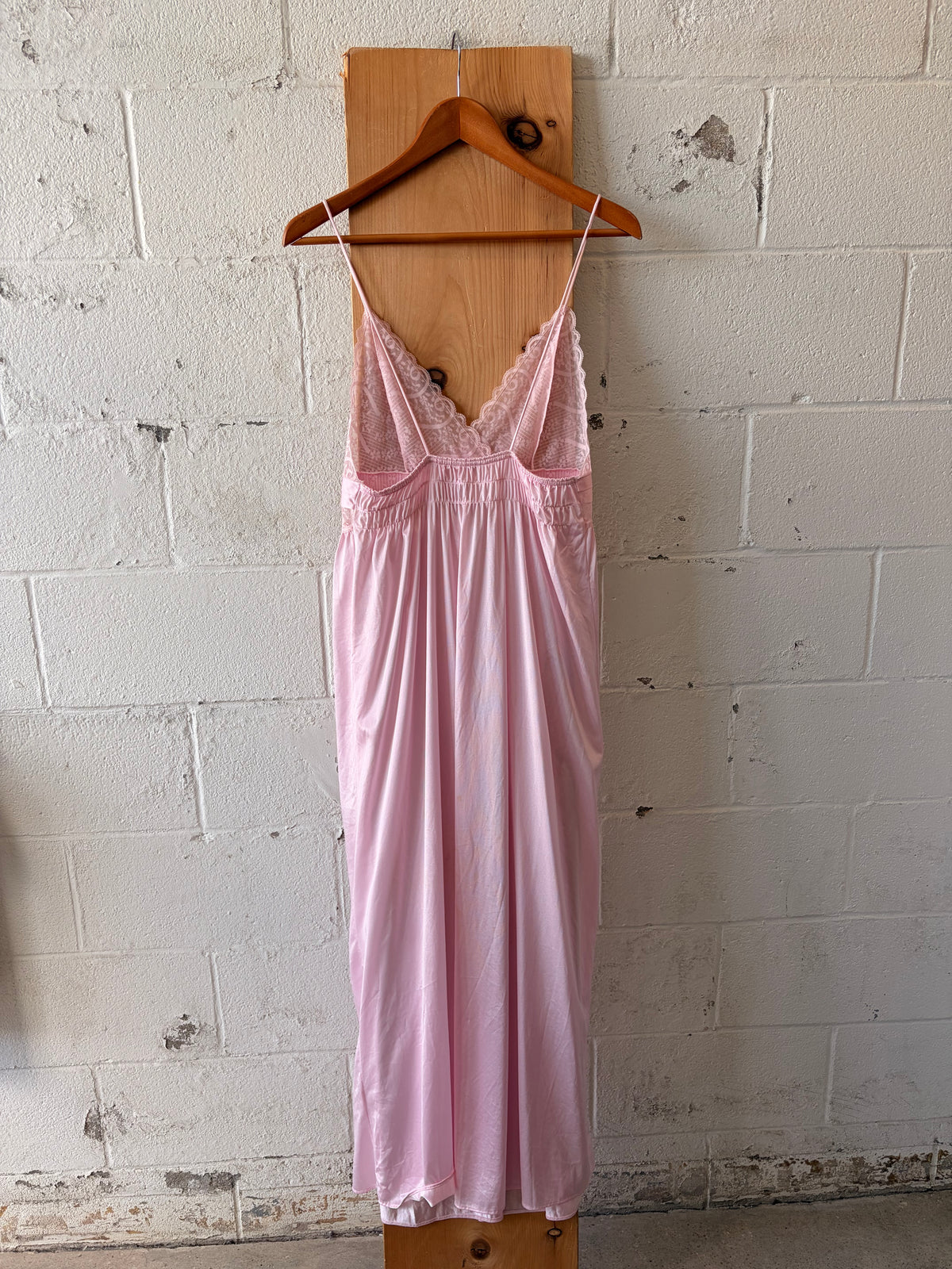 Vtg Pink Nightgown Slip : M (As Is)