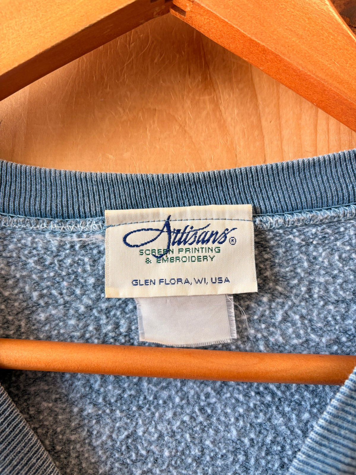 Vtg Canoe Embroidered Crew : ~L (As Is)