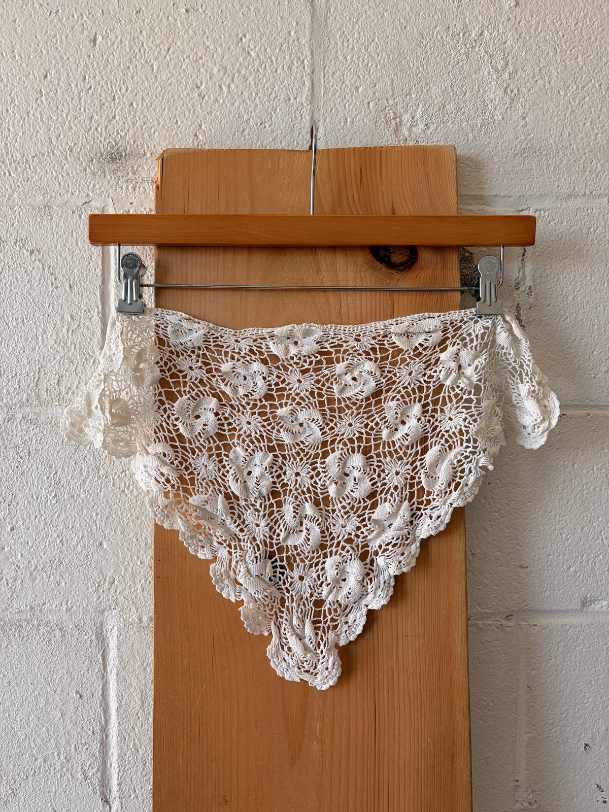 Floral Triangle Doily