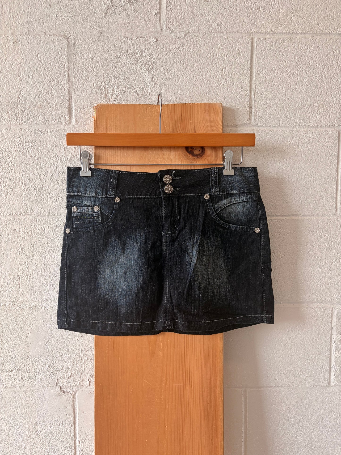 Dark Wash Mini Skirt : 13/14